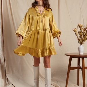 Flows gold London Dress by Lani the Label XS
